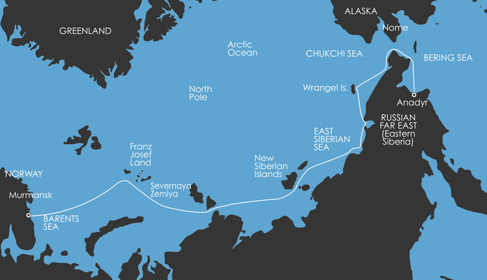 new siberian islands map